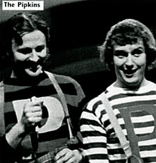 Sad that Tony Burrows (left) had nothing else going for him in the '70s.